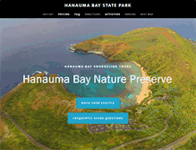 Tablet Screenshot of hanaumabaystatepark.com